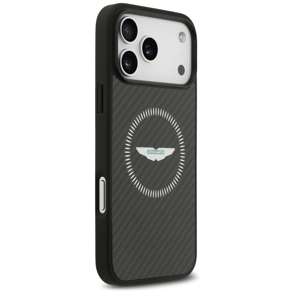 iPhone 17 Pro Max MagSafe Hardcase Hülle HC Kevlar Counter Design (ASHMP17XFCOS) - Schwarz