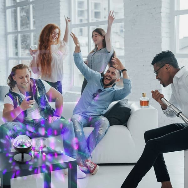 LED-projektor med BT-Høyttalere