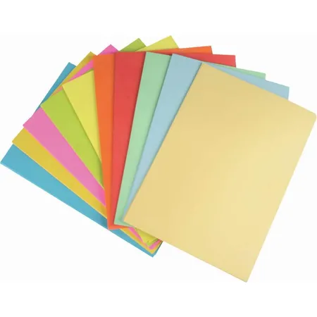 Stylex farbiges Druckerpapier 100 Blatt in 10 verschiedenen pastell neon-intensiv Farben