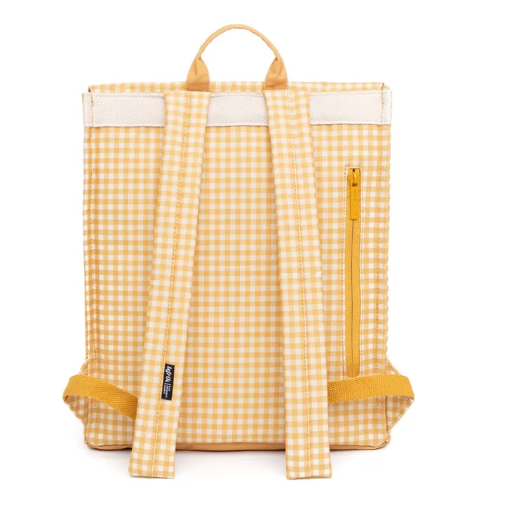 Lefrik Sac à Dos Handy Mini Vichy | Jaune