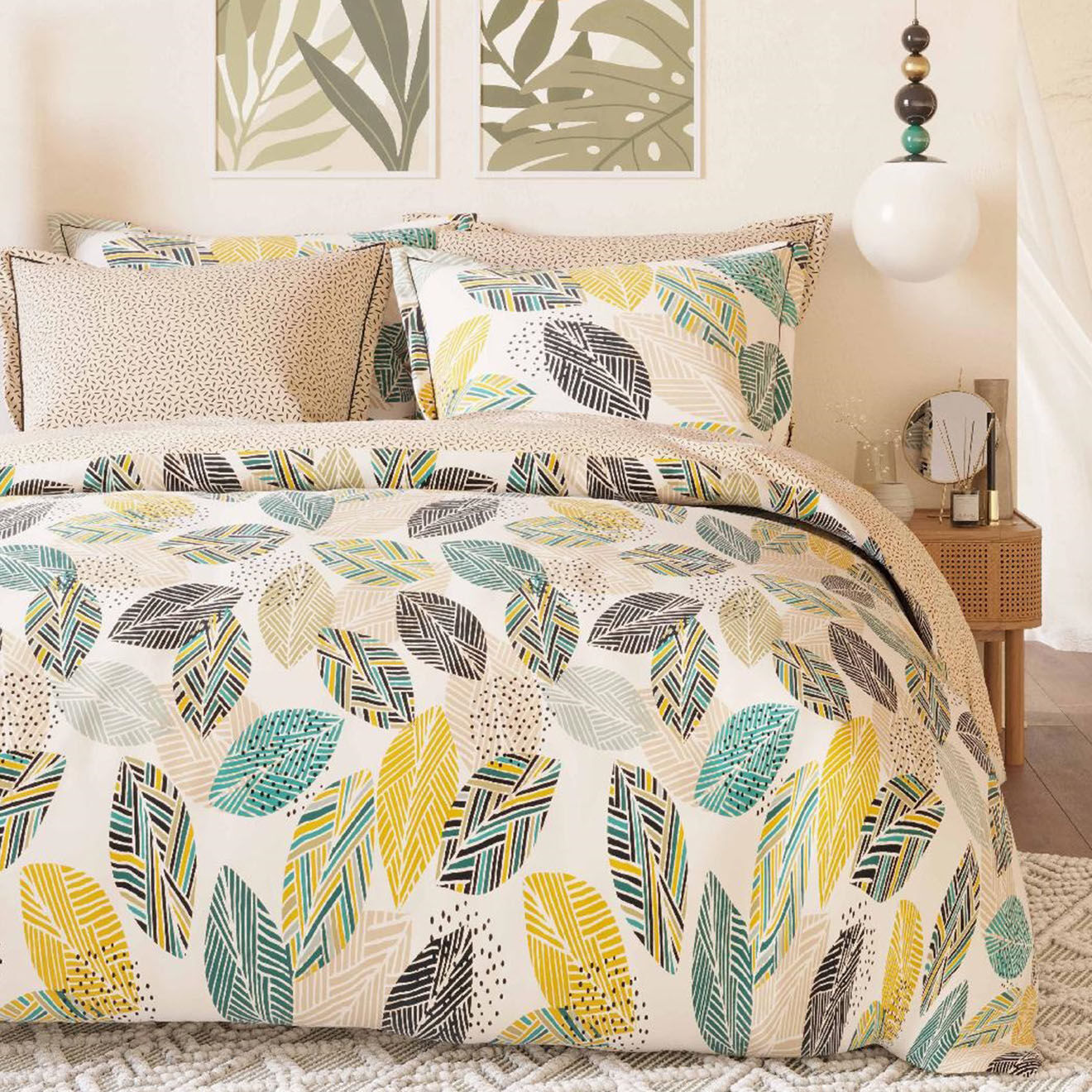 Passion d'Elly Prestige Parure housse de couette Amado crème