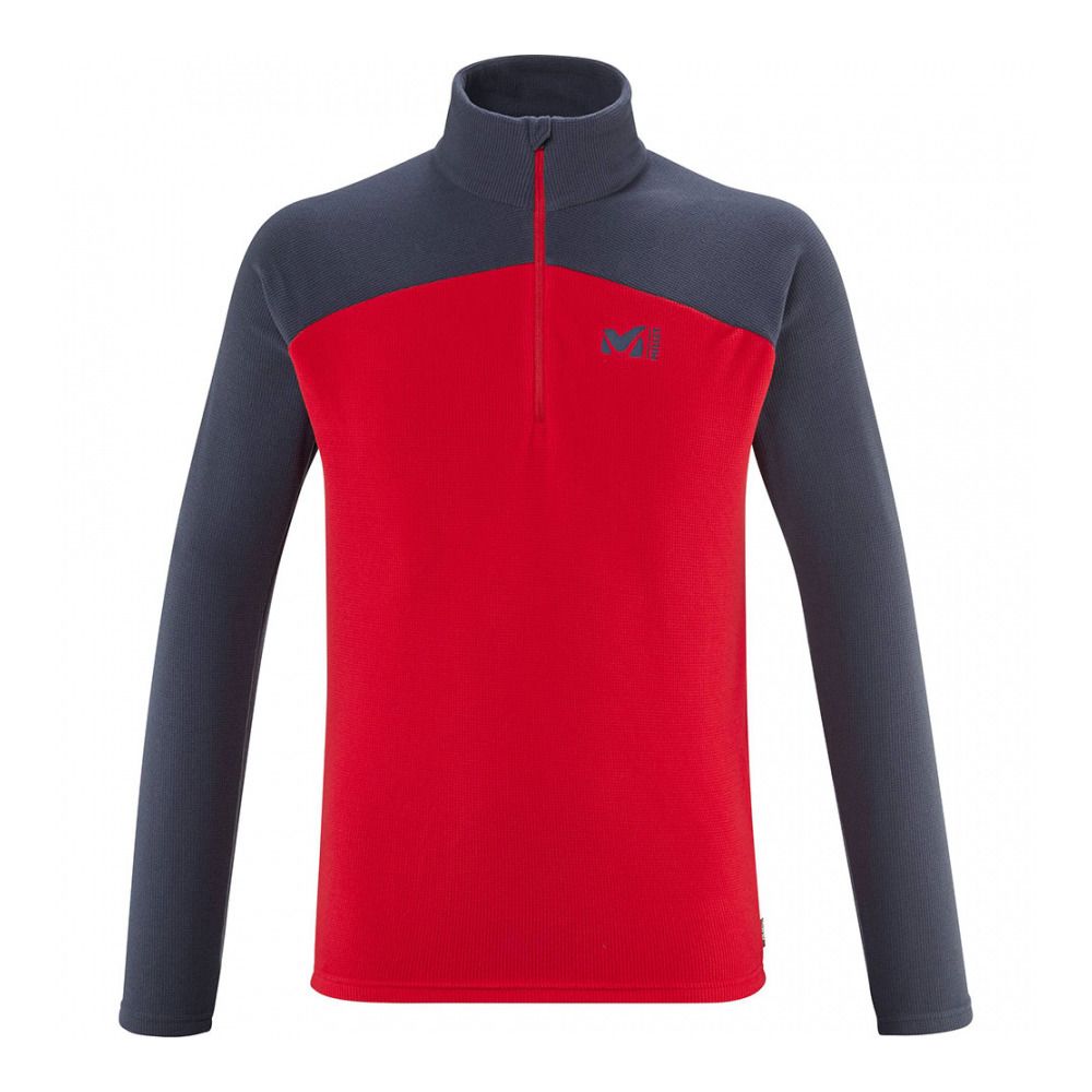 Millet K LTGRID - Polaire Homme rouge/saphir