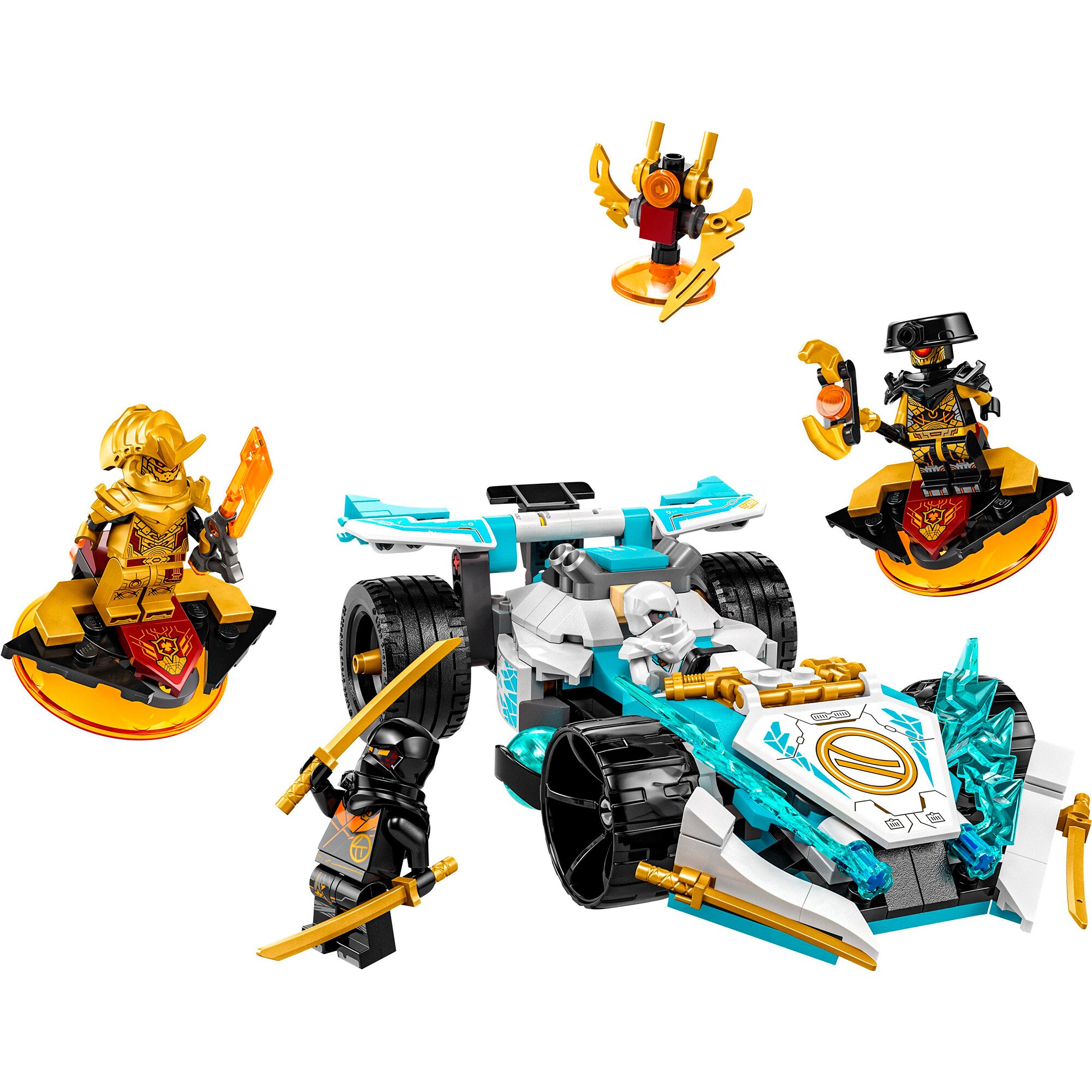 LEGO Konstruktionsspielzeug Ninjago Zanes Drachenpower-Spinjitzu-Rennwagen