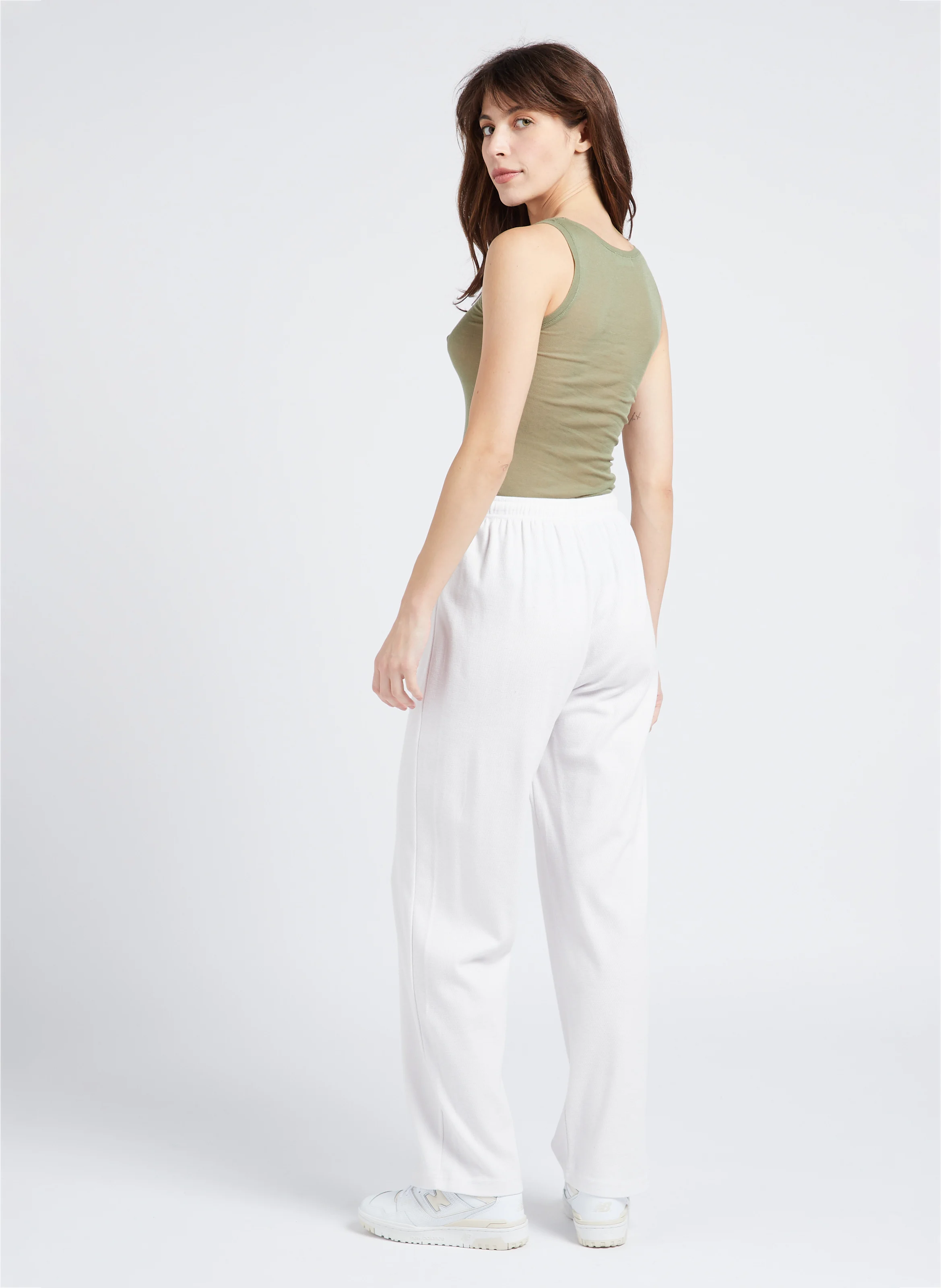 550 - Basket basses en cuir | Blanc