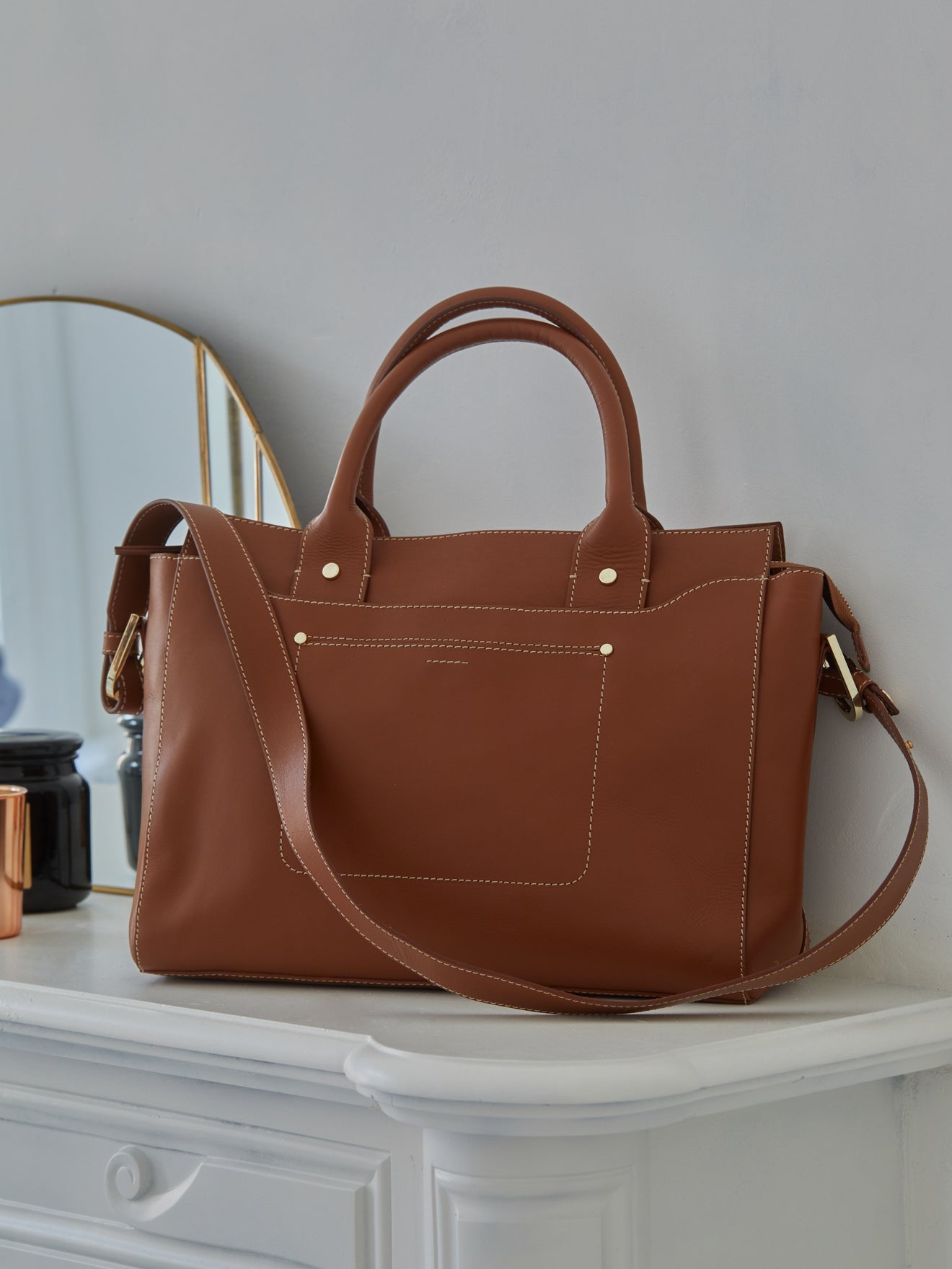 Sac cabas Josephine - Collection Maroquinerie Cyrillus