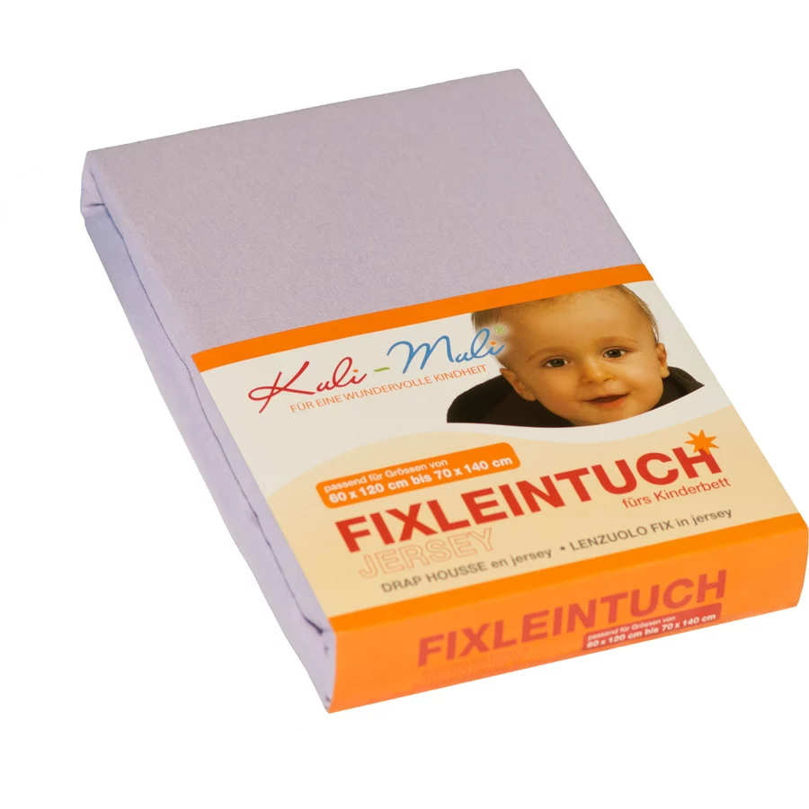 Kuli-Muli Jersey Fixleinentuch flieder
