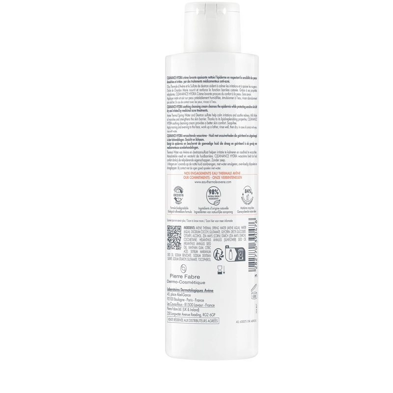 Avène Cleanance Hydra Soothing Cleansing Cream 200 ml