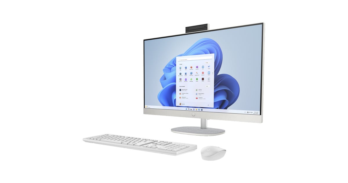 HP27-cr1070nd (AM3L3EA) all-in-one pc  (Wit | Core Ultra 7 155U | Intel Graphics | 16 GB | 512 GB SSD)