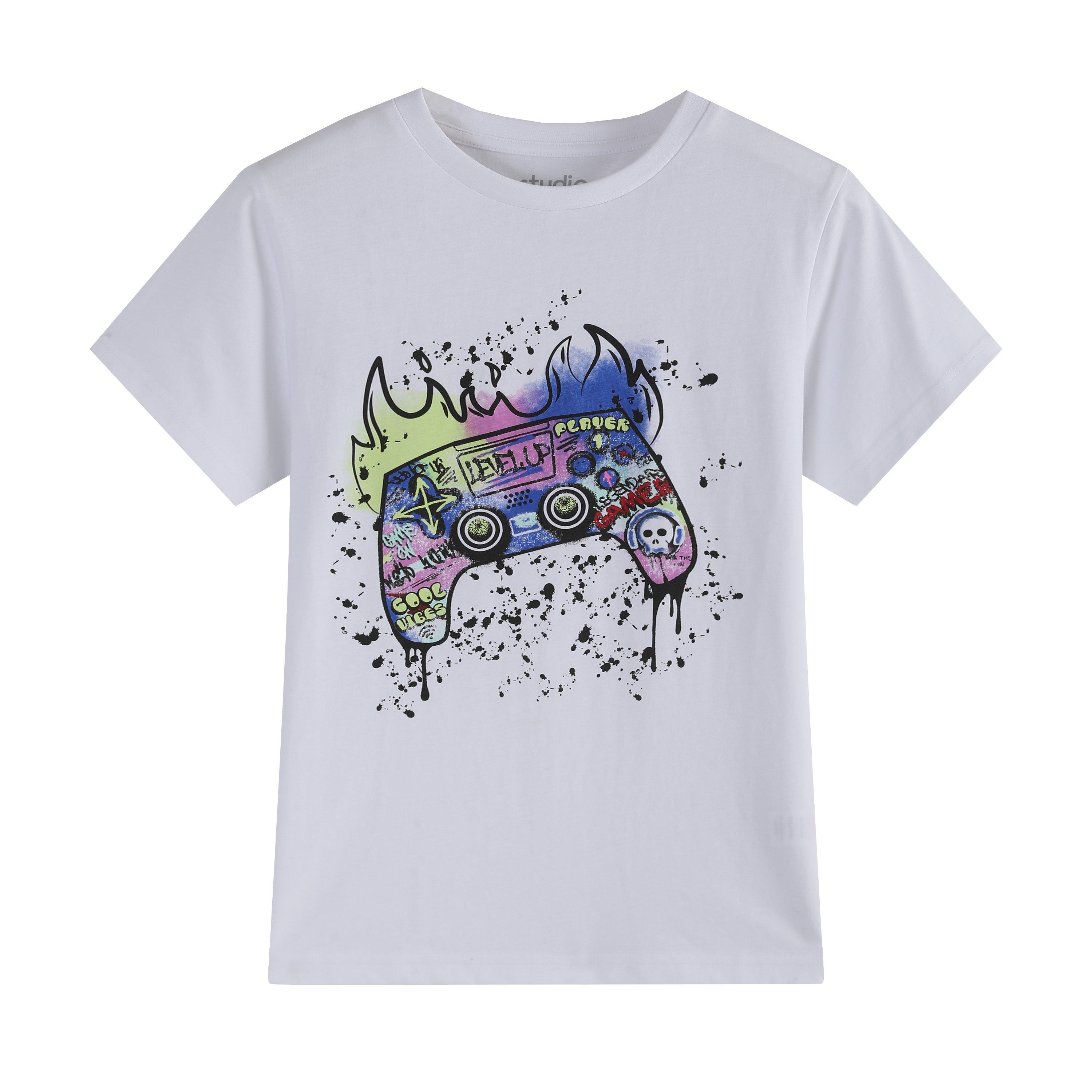 Studio Studio Older Boys 2 Pack Graffitti Tshirt
