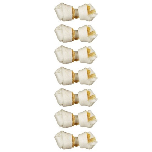 Pacote com 7 snacks Pro Dental Bones, sabor frango.
