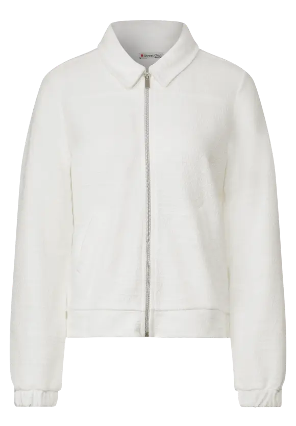 Struktur Shirtjacke - off white