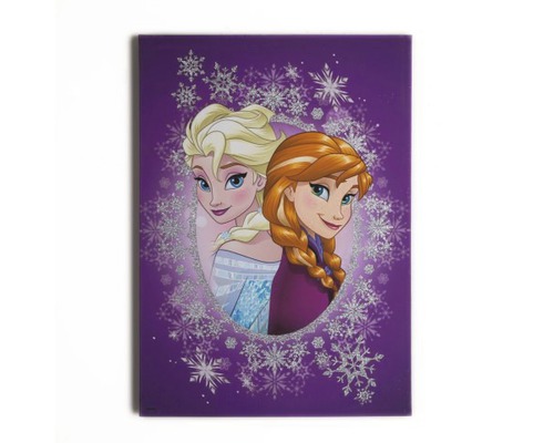 Canvas print Disney Frozen De IJskoningin Elsa & Anna I 50x70 cm