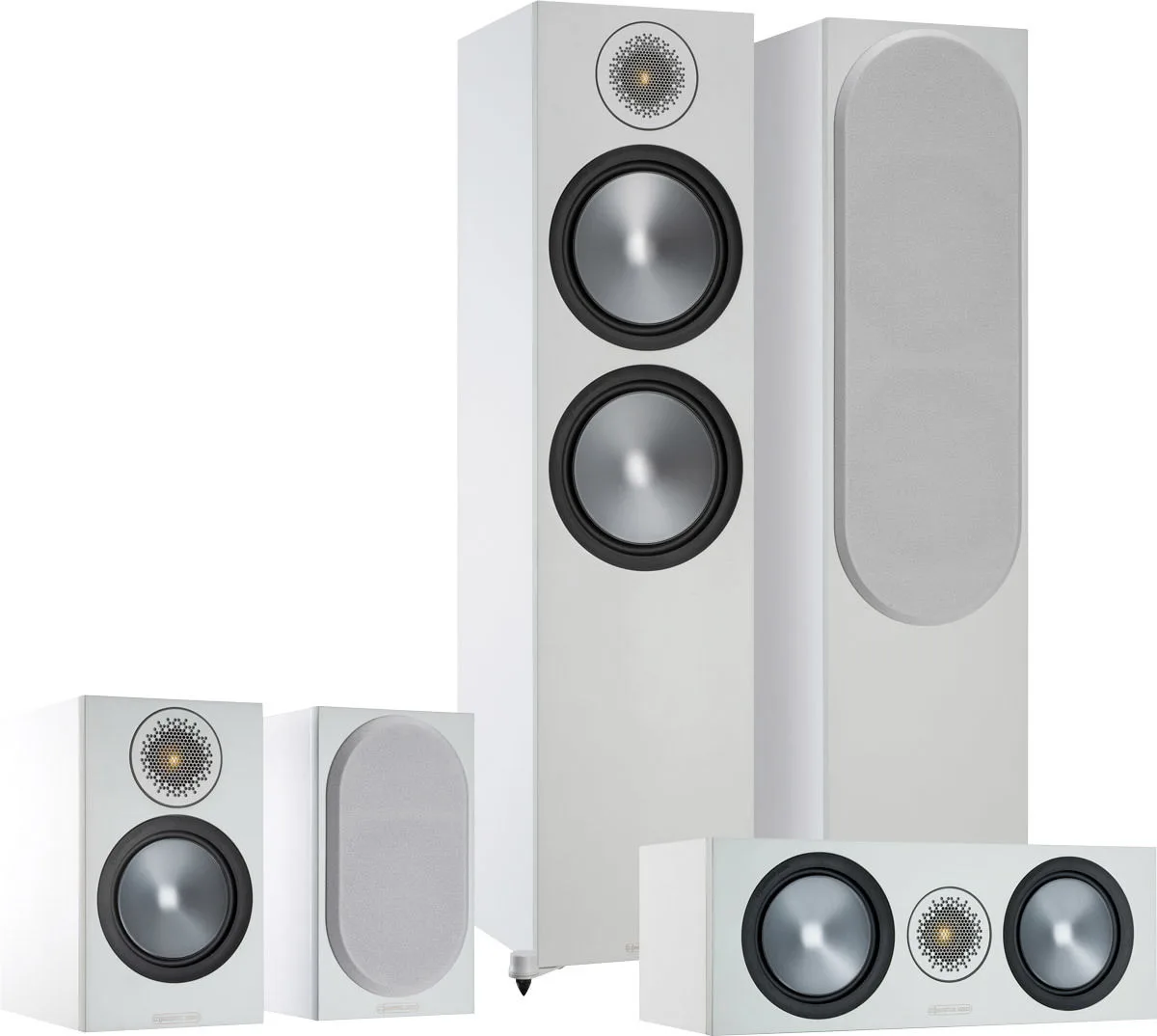 Monitor Audio Bronze 500 HCM 5.0 Noir Packs enceintes grand spectacle