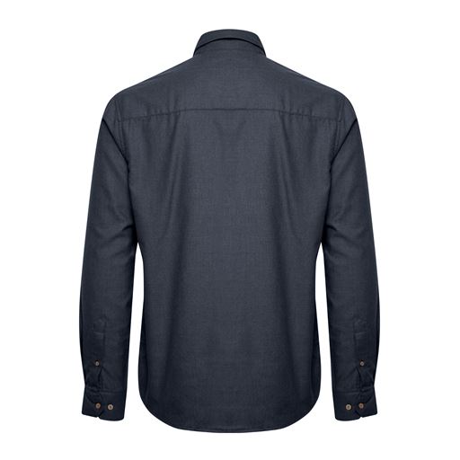 Solid Pete SH Skjorte, Insignia Blue Melange, L