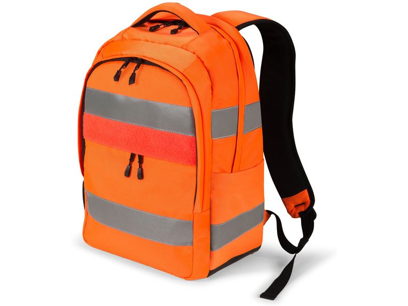 DICOTA Rucksack Hi-Vis V2 Orange, 15.6