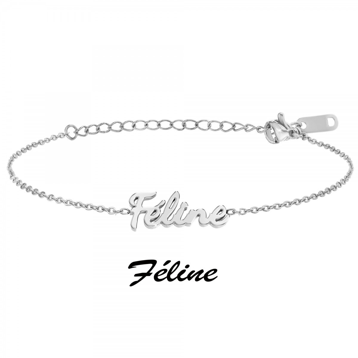 Féline - Bracelet à message