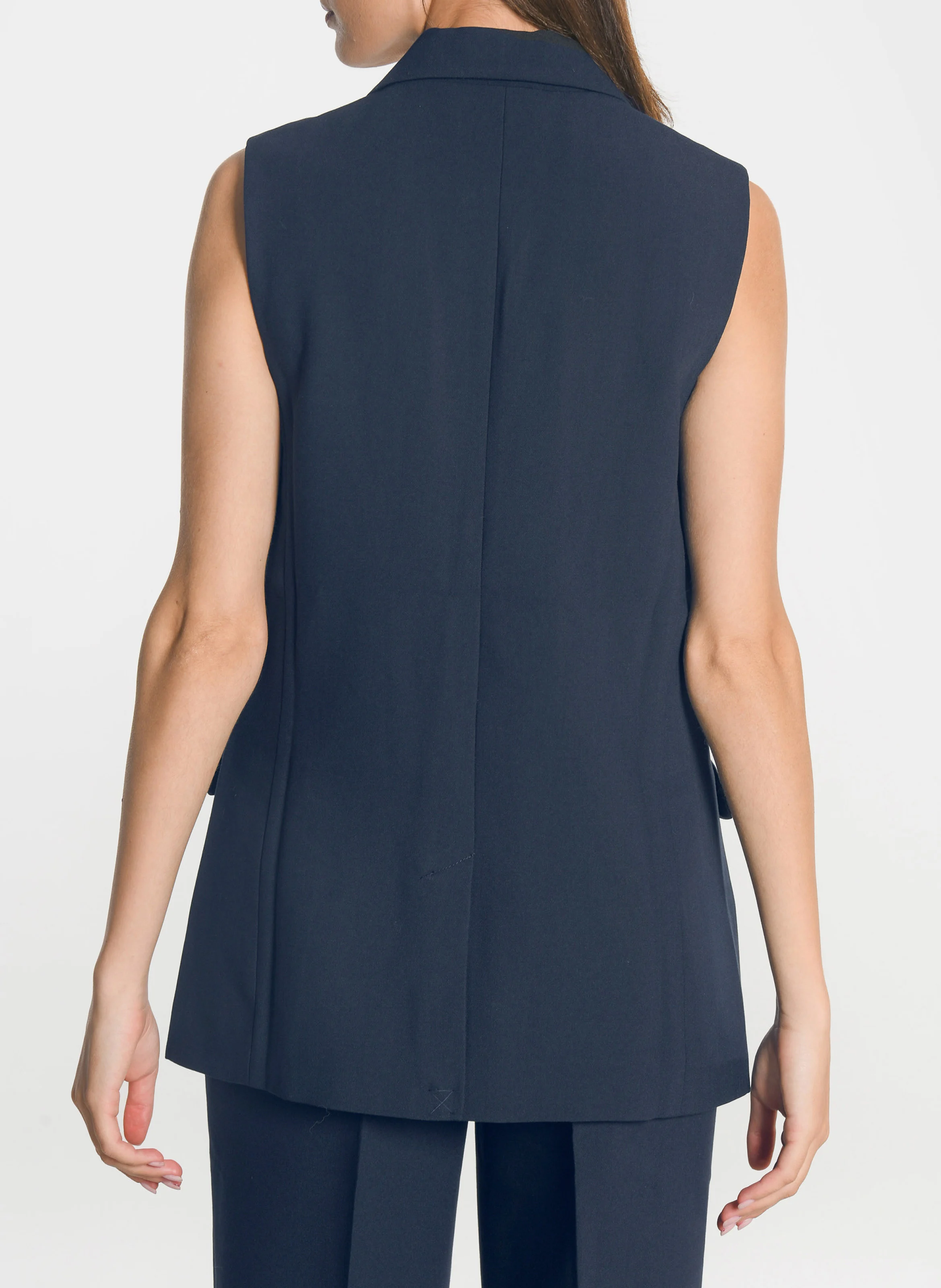 BRITNEY - Veste de tailleur sans manches| Bleu
