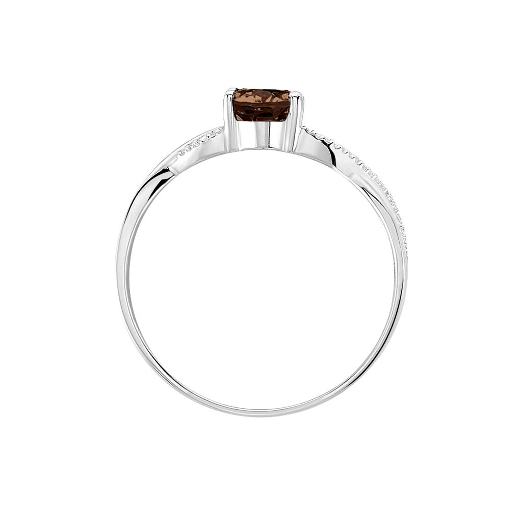 Bague Candice Or Blanc Quartz