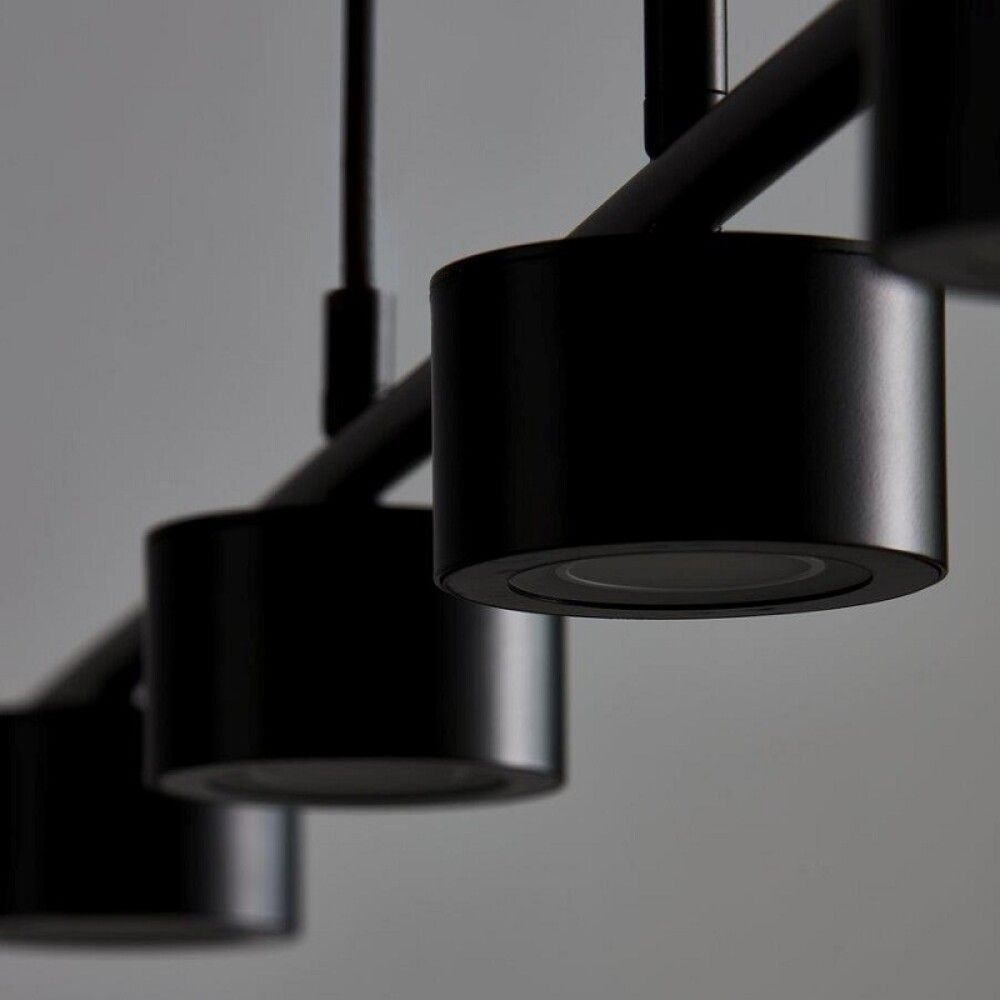 SPOTSKINNENORDLUX CLYDE LED 4X5W 115CM SVART