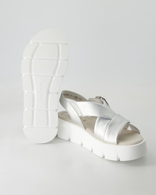 Gabor 64.752.61 Sandalen in Silber