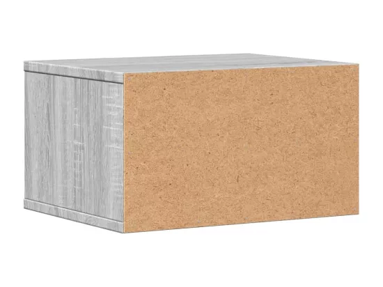 Support d'imprimante sonoma gris 40x32x22,5cm bois d'ingénierie