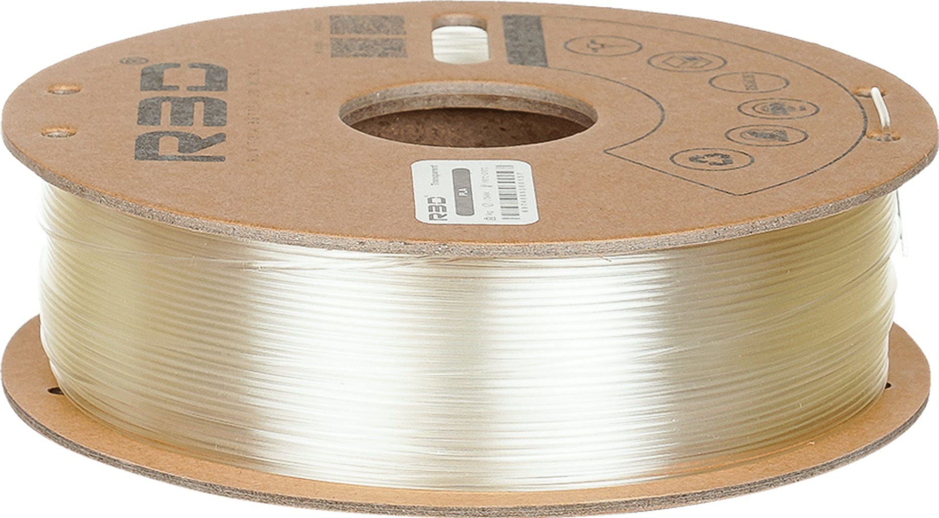 R3D  PLA Transparent, 1.75 mm / 1000 g    Günstiges PLA-Filament in Transparent