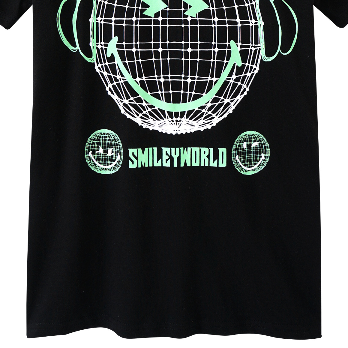 Beatwear SmileyWorld T-Shirt mit Print schwarz