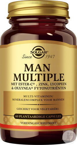 Solgar Man Multiple Multivitamines Hommes 60 Comprimés