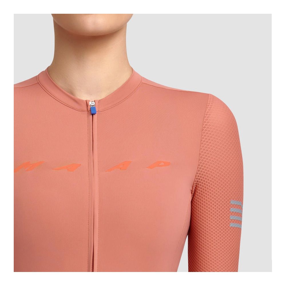 Maap EVADE PRO BASE LS JERSEY - Maillot Femme rose