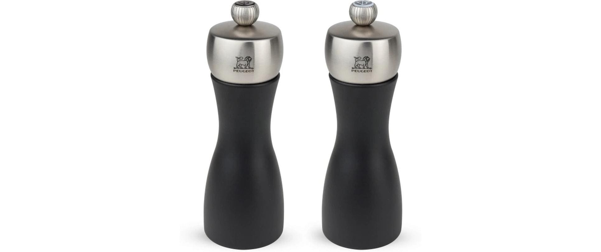 Gewürzmühle Fidji Duo 15 cm, Schwarz/SilberPfeffermühle und Salzmühle