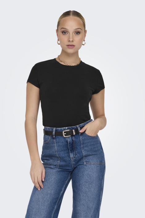 Only zwarte dames t-shirt