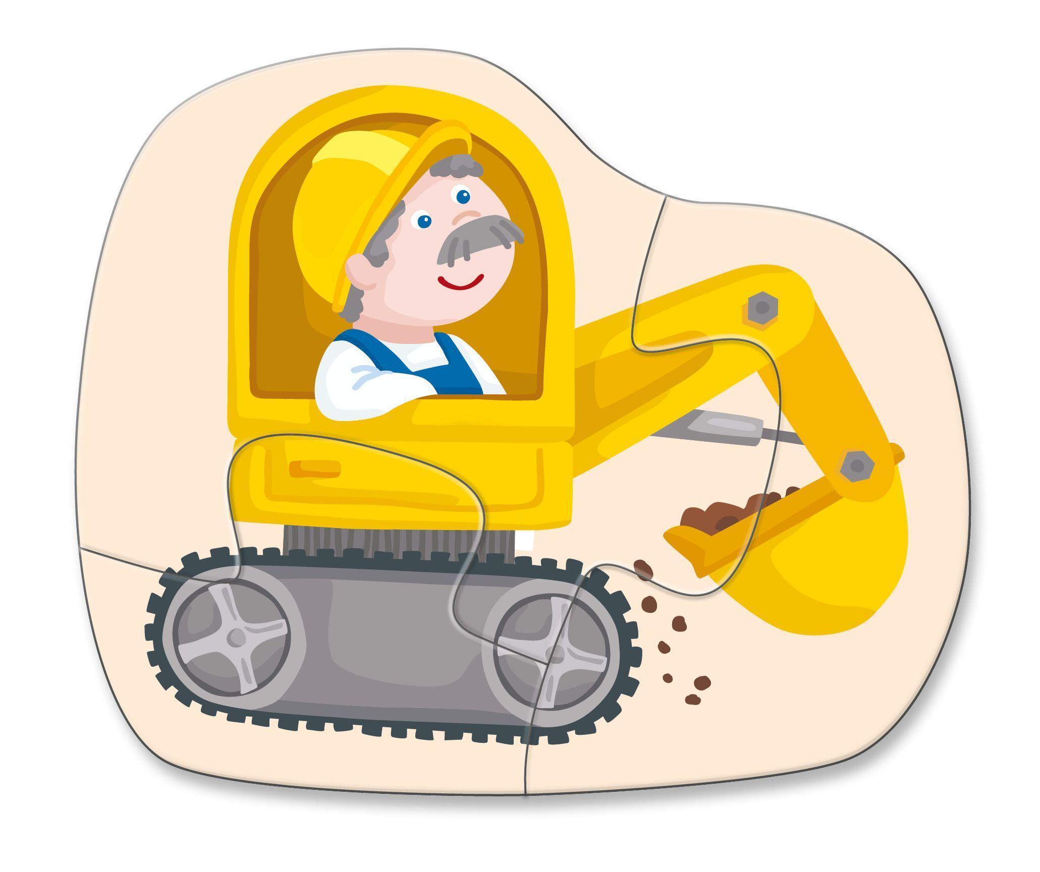 4 erste Puzzles, Baustelle (Kinderpuzzle)
