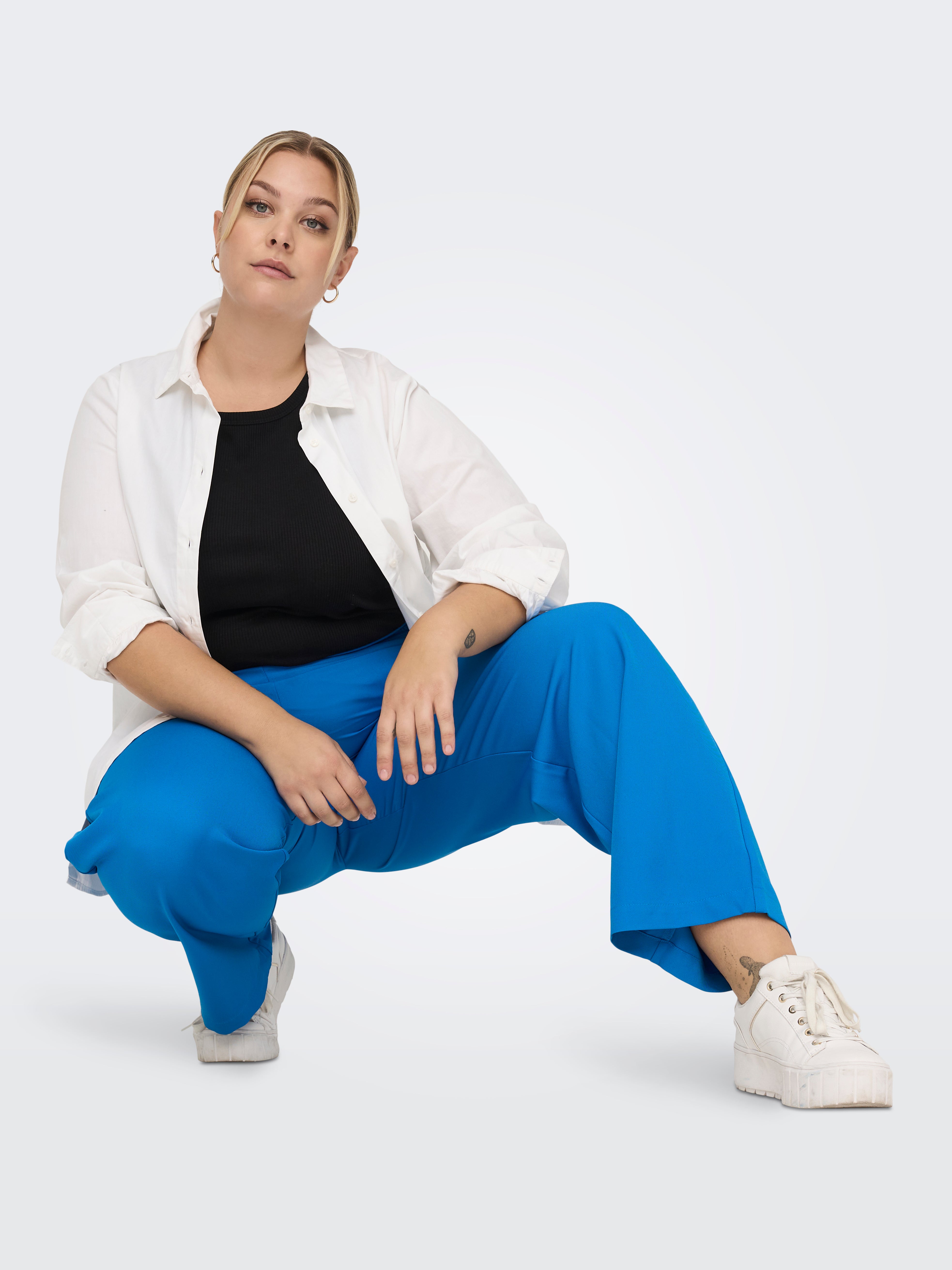 CARTHEA Locker geschnitten Hose Directoire Blue