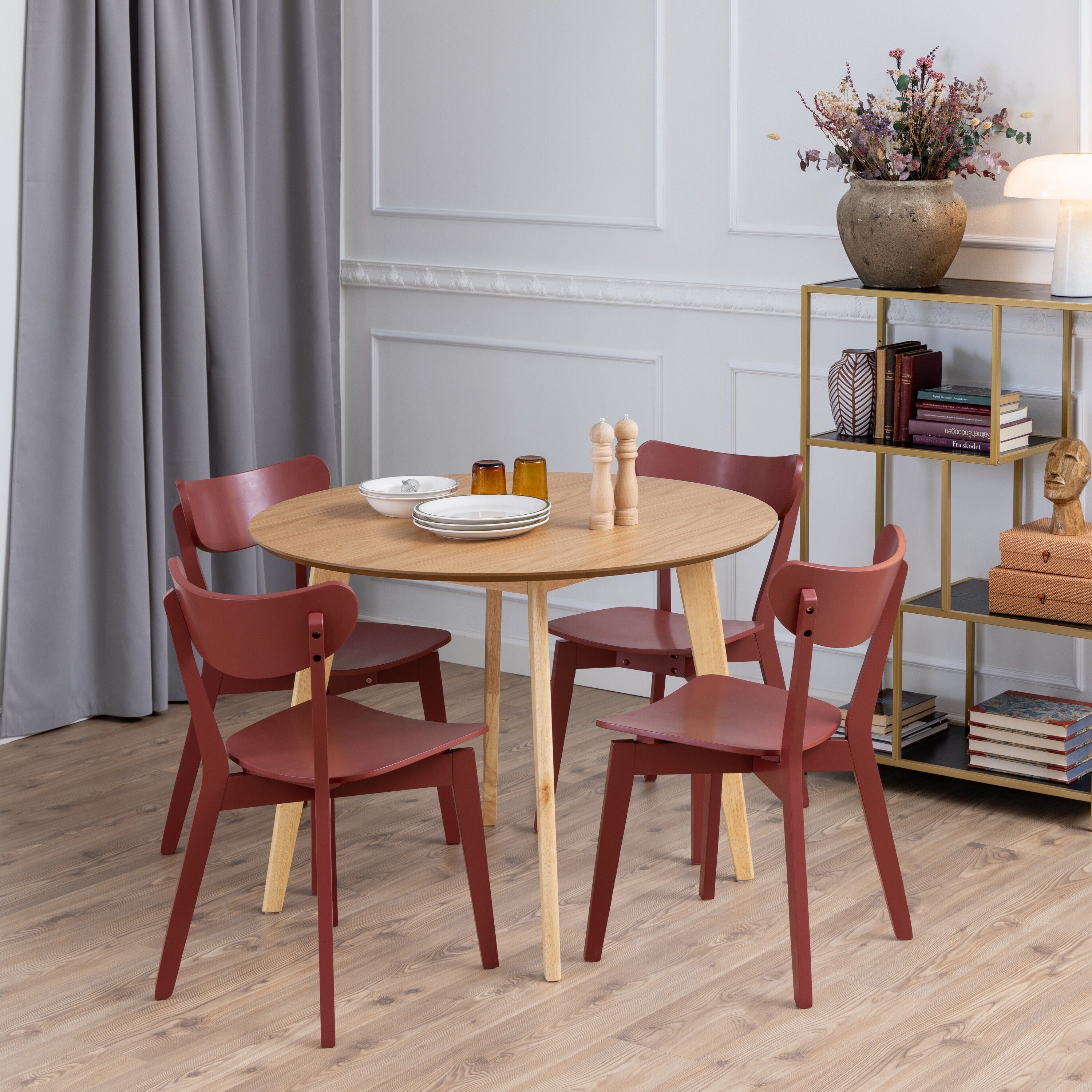 by fonQ basic Crow Eettafel - Ã 105 cm - Eiken