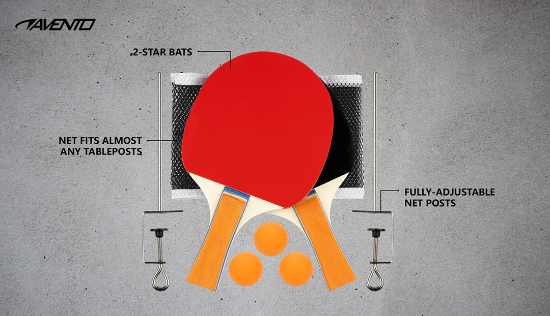 Avento 6-delige tafeltennisset