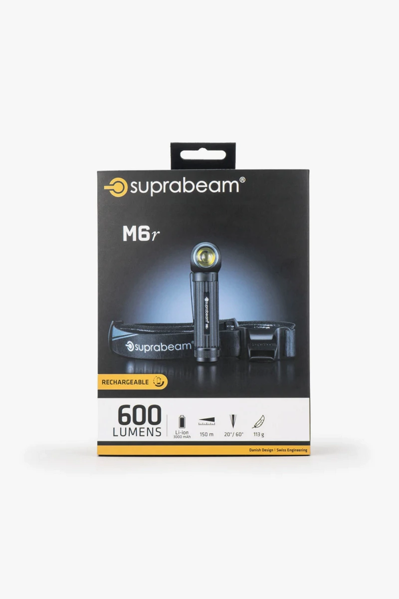 Suprabeam M6r Stirnlampe-Taschenlampe