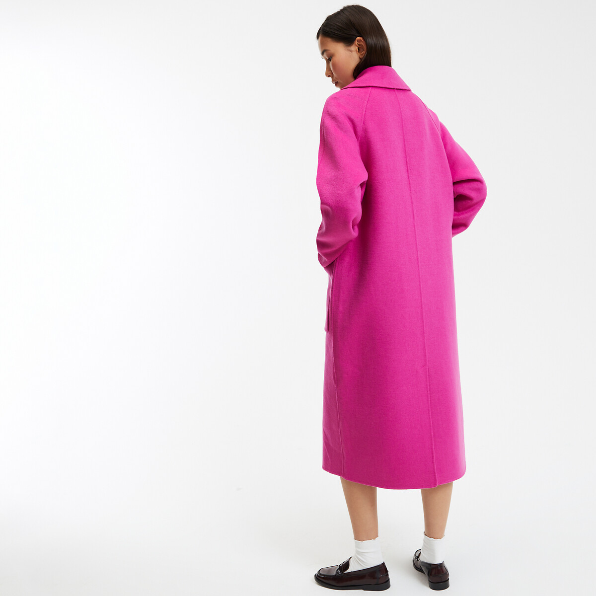 COLEÇÕES LA REDOUTE<br>Jaquetas oversized em lã mista, Signature MARTIAL