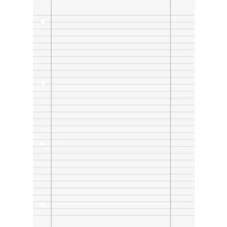 BRUNNEN Schulblock grau A4, 50 Blatt, gelocht, LIneatur 27