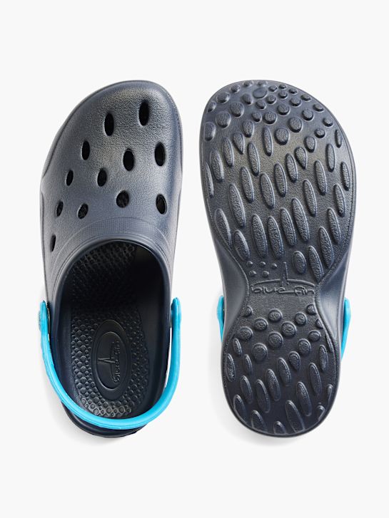 Blue Fin Clog Blau