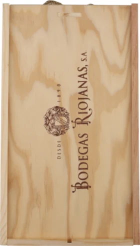 MONTE REAL RED & WHITE WOODEN BOX 2X75CL
