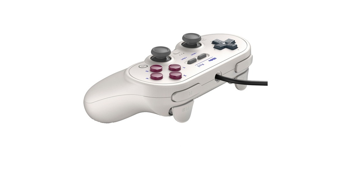 8BitDoPro 2 Wired G Classic gamepad  (Grijs, Pc, Nintendo Switch)