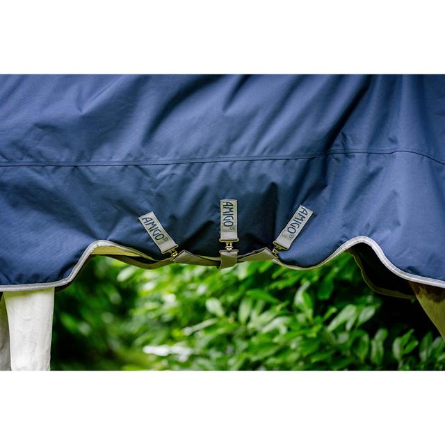 Regendeken Horseware Amigo 1200D XL 0gr Donkerblauw-grijs