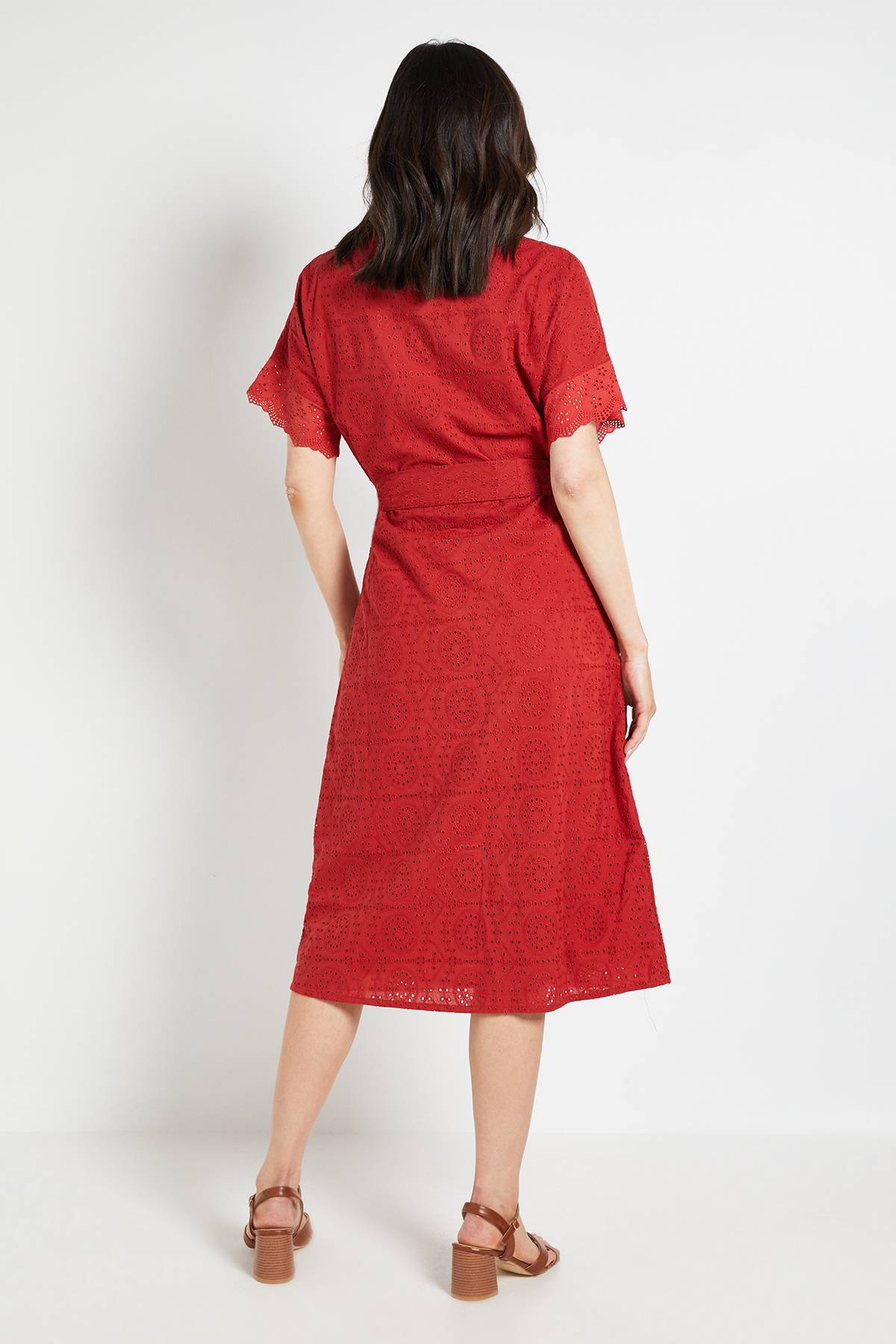 Wallis Robe Chemise Broderie Anglaise D'été