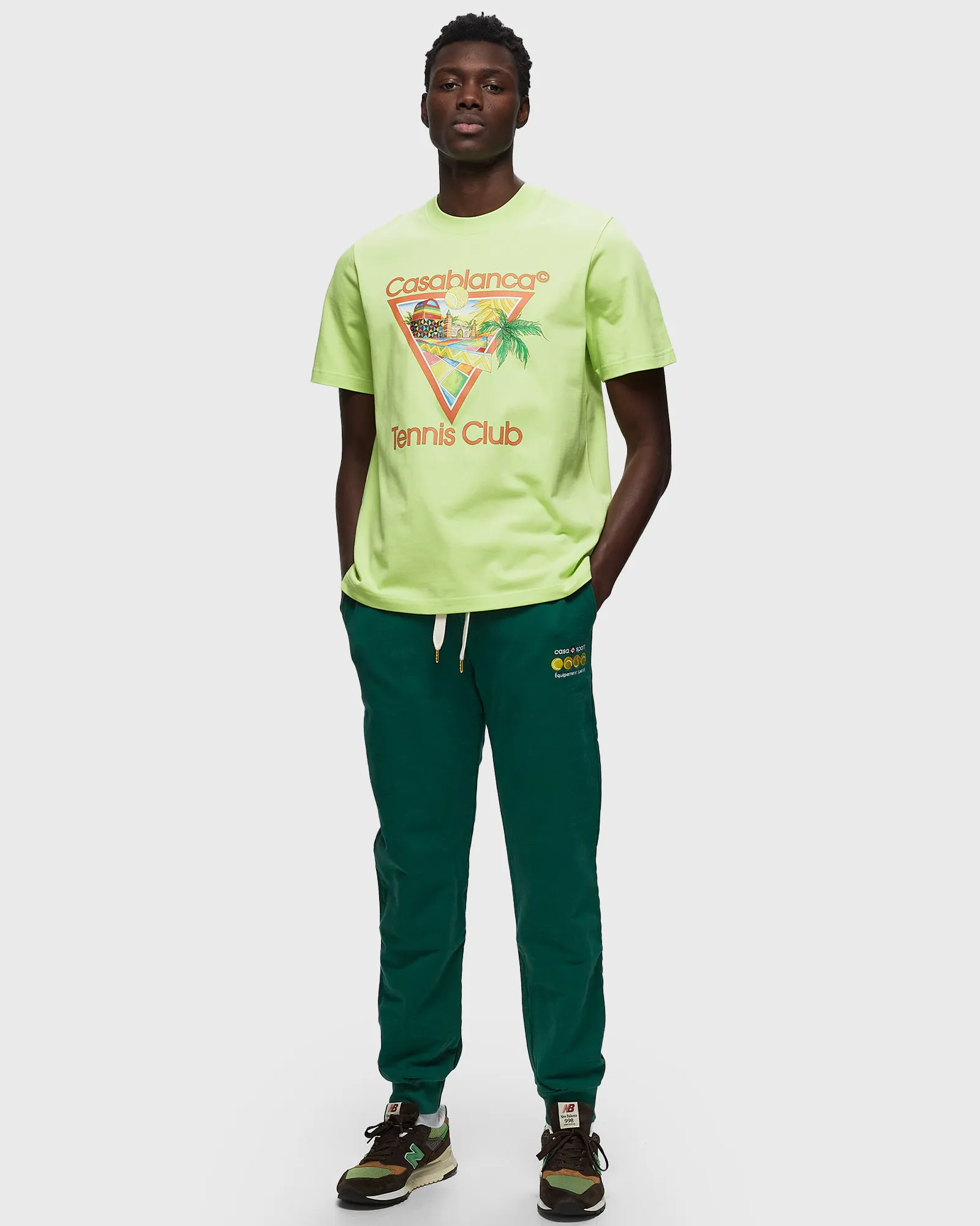 Casablanca AFRO CUBISM TENNIS CLUB PRINTED T-SHIRT