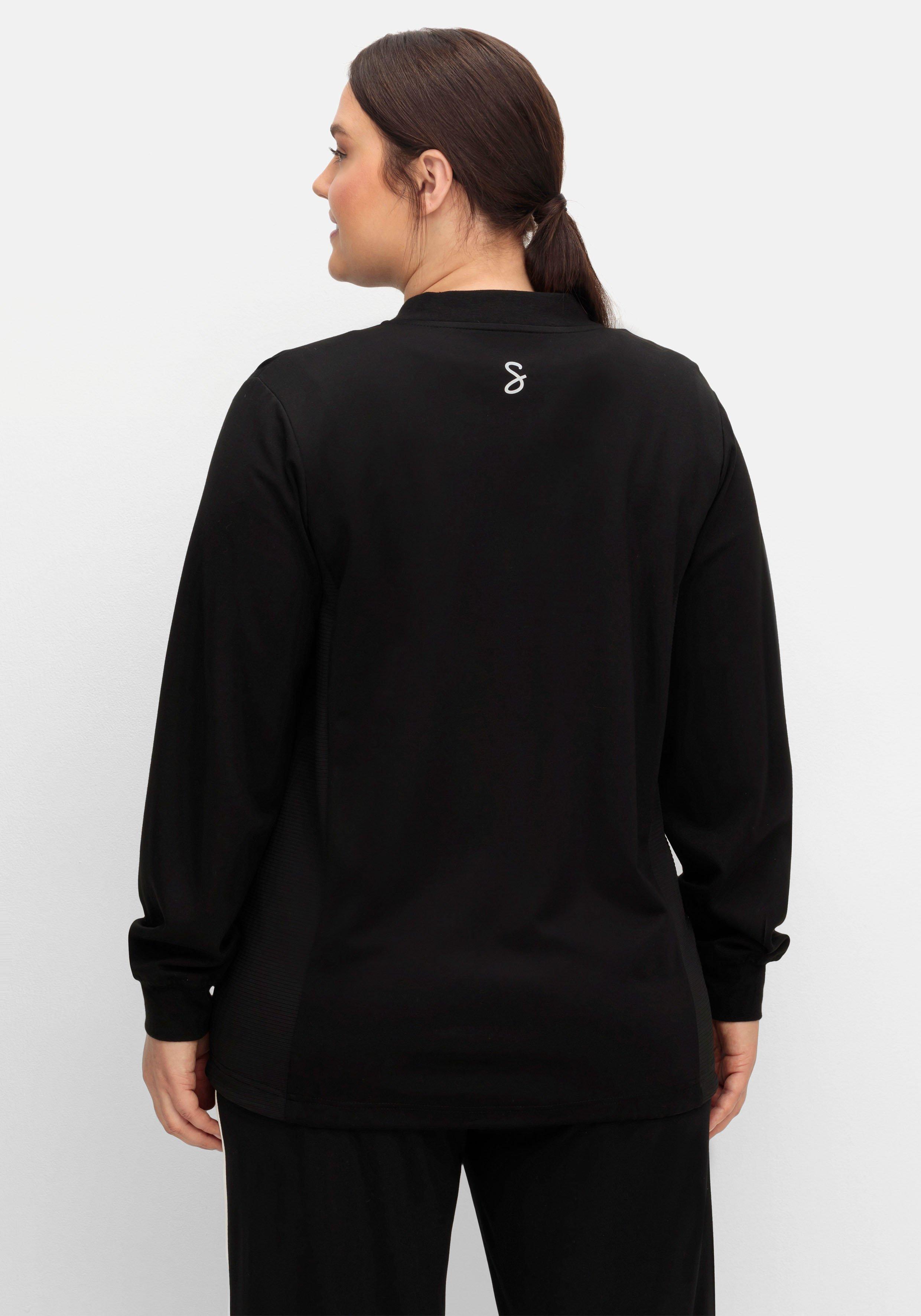 Trainingsjacke aus Sweat, im Blouson-Stil