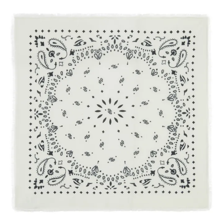 Kujten Bandana Hachiko Cachemire | Blanc