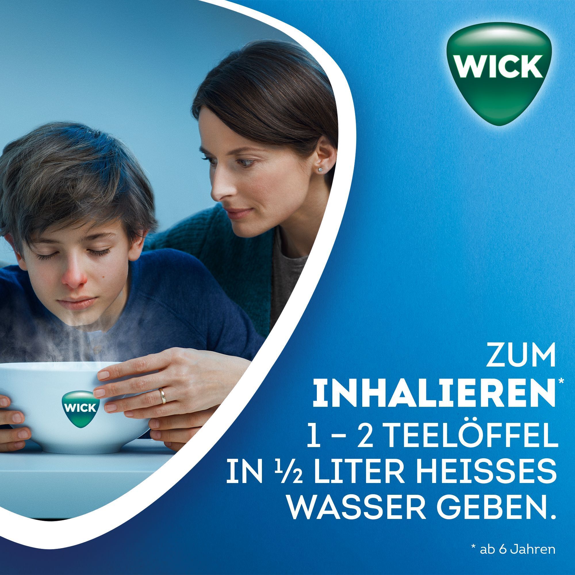 WICK VapoRub Erkältungssalbe, Linderung von 4 Erkältungssymptomen