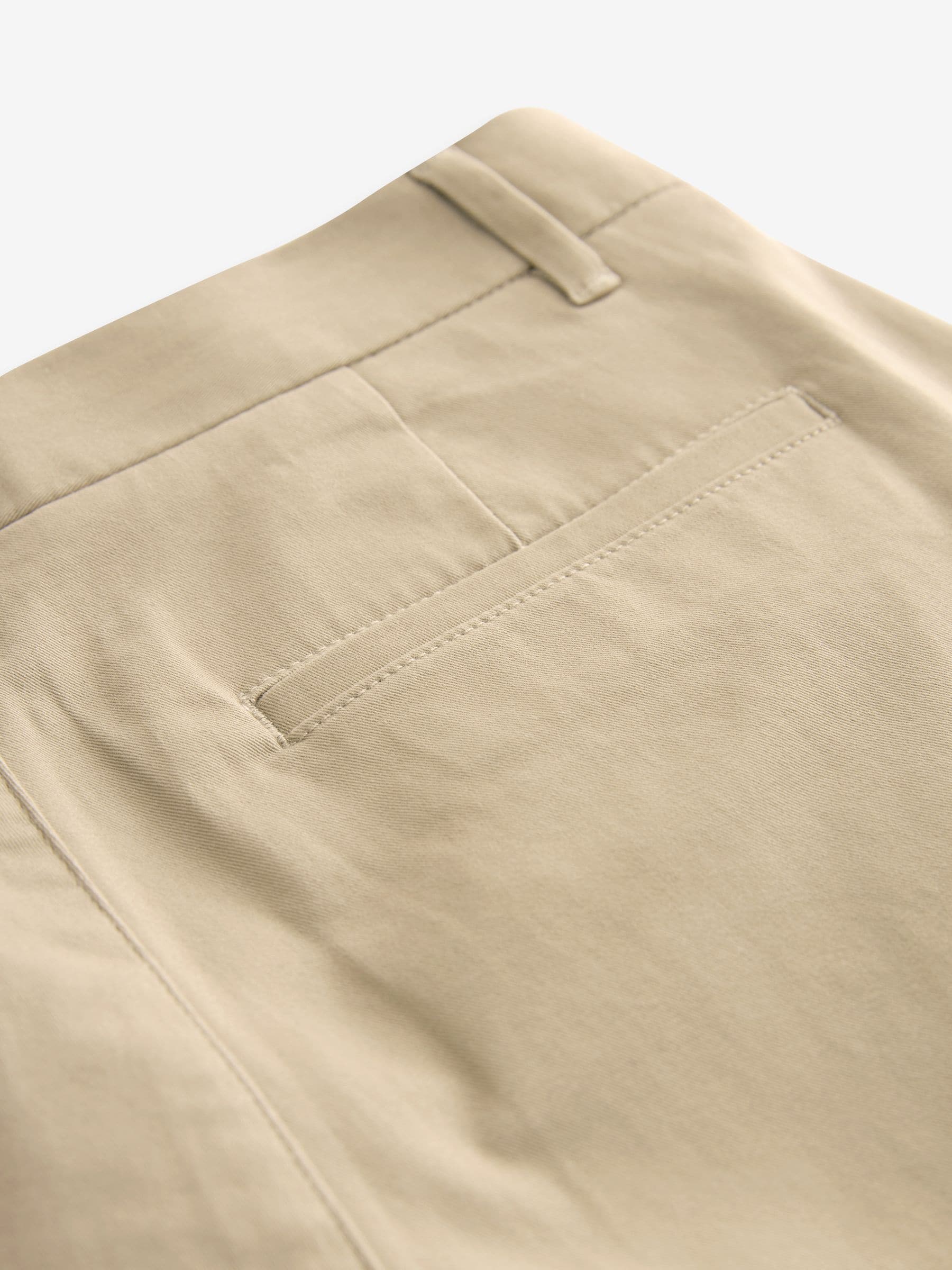 Pastelgeel - Straight fit - Stretchy chino