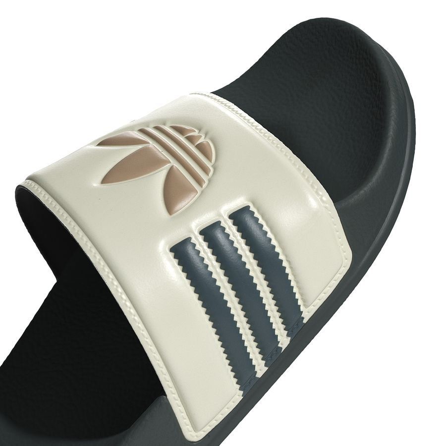 adidas Originals Claquettes adilette - Blanc/Vert/Warm Sandstone