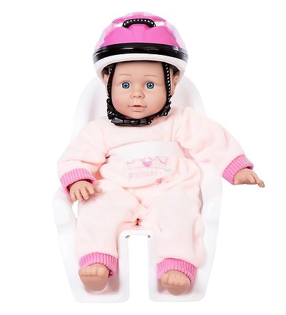 MaMaMeMo Fahrradsitz für Puppe - Grau